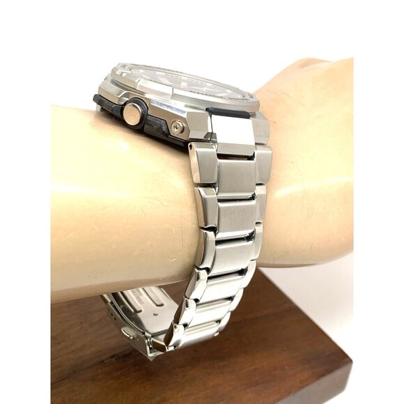 Casio G-Shock Mens Watch GSTB500D Bluetooth Tough Solar Gray Dial Steel 5684 - Picture 13 of 15